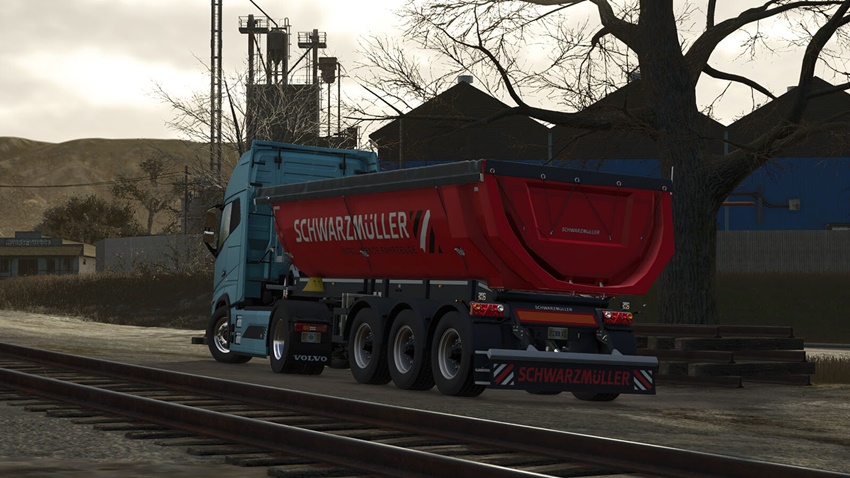 FS25 - Schwarzmueller Dumper Semi Trailer