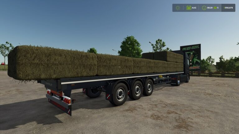 FS25 – Schwarzmuller Flatbed Semi Trailer (Autoload) V1.0