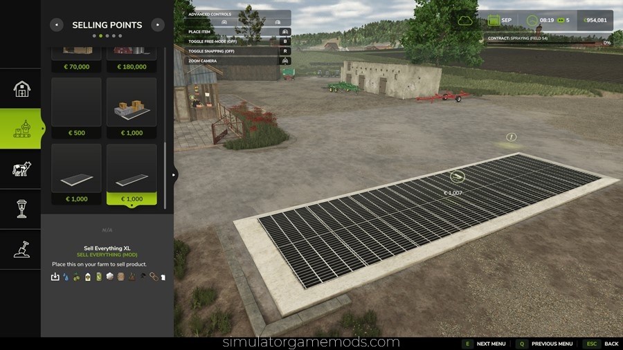 FS25 - Sell Everything Mod