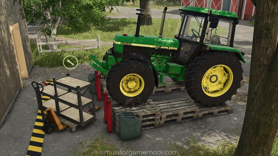 FS25 - Placeable Simple Pallet Workshop mod