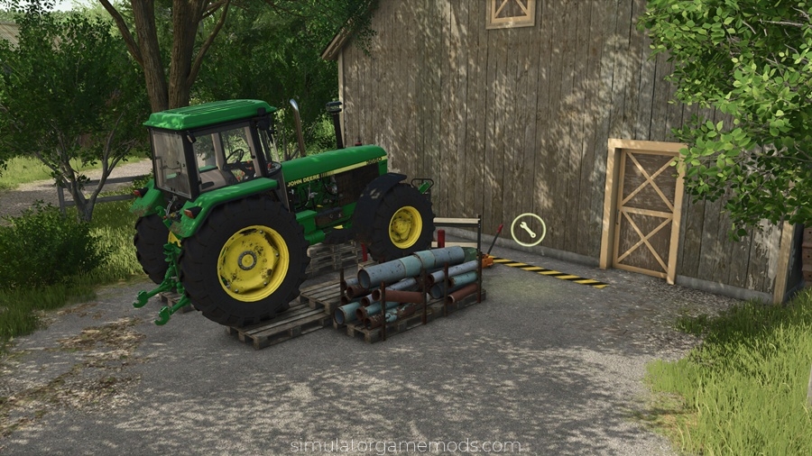 FS25 - Placeable Simple Pallet Workshop mod