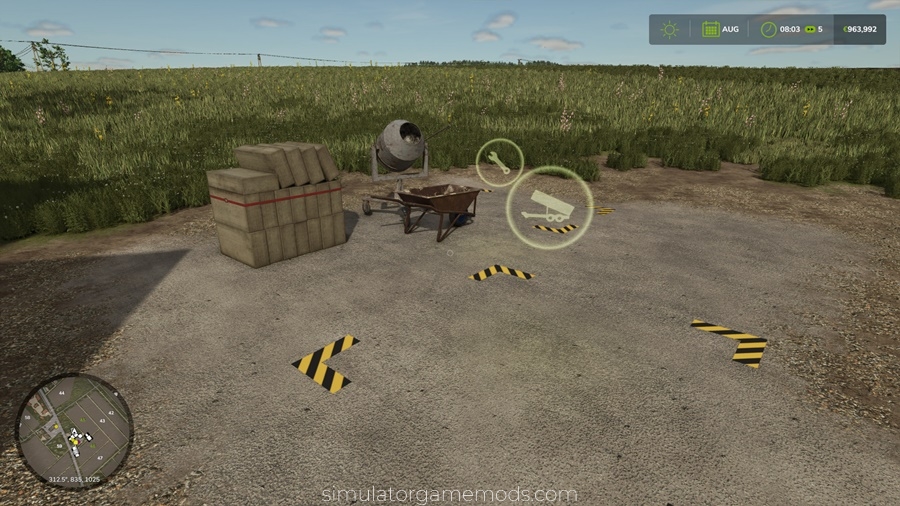 FS25 - Small Cement Factory
