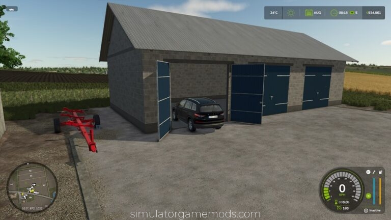 FS25 – Placeable Small Garage V1.0