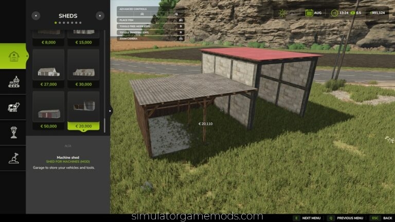 FS25 – Small Shed