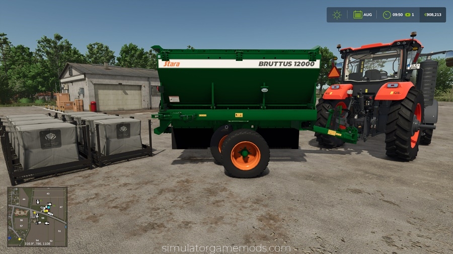 FS25 - Stara Bruttus 12000 Lime Spreader
