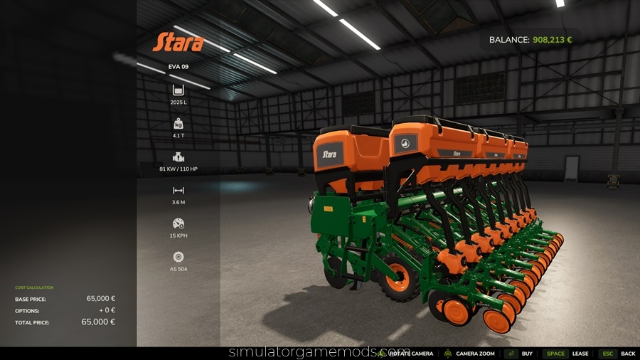 FS25 - Stara Eva 9 Planter