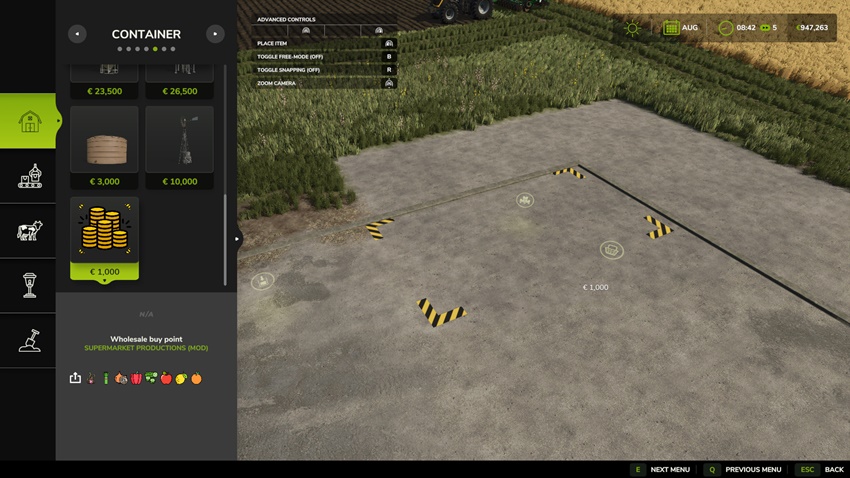 FS25 - Supermarket Productions (Buy Point)