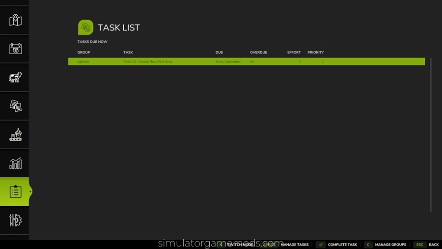 FS25 - Task List Mod