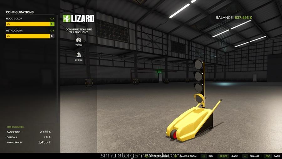 FS25 - Temporary Worksite Signal