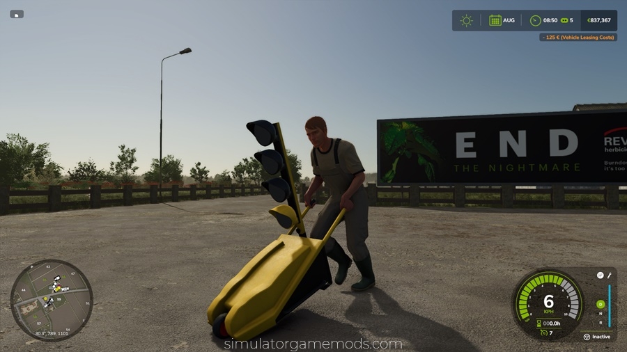 FS25 - Temporary Worksite Signal