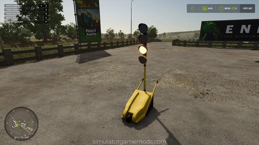 FS25 - Temporary Worksite Signal