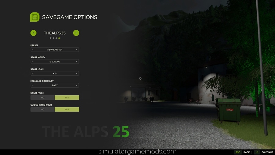 FS25 - The Alps 25 Map