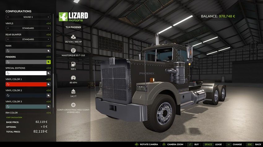 FS25 - TLX Phoenix Semitruck
