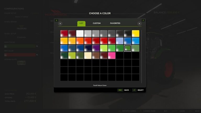 FS25 – Unlimited Color Configuration V1.0