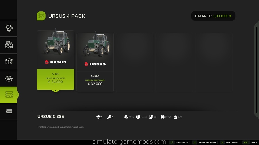 FS25 - Ursus C 385 & C 385A