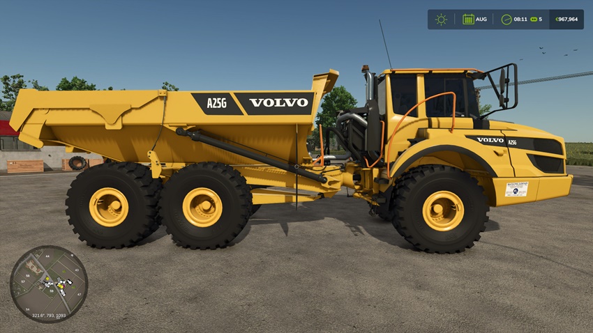 FS25 - Volvo A25G Articulated Dump Truck