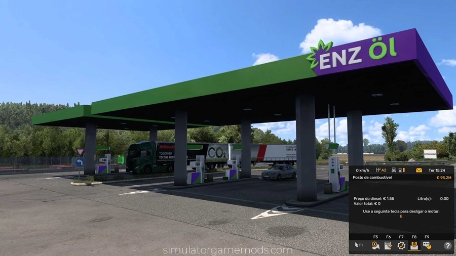 ETS2 Fuelo EU Diesel Price mod