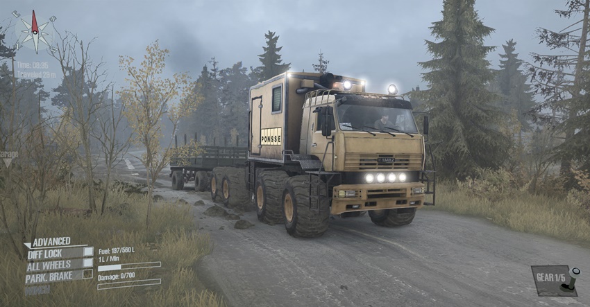 Mudrunner - Kamaz Polar Forwarder – Envelope