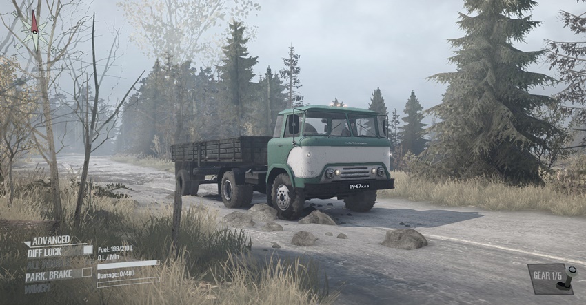 Mudrunner - Kaz 608 Truck Screenshot