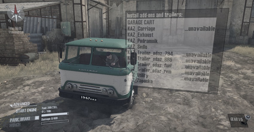 Mudrunner - Kaz 608 Truck Screenshot