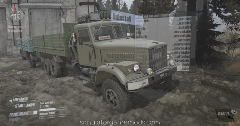 Mudrunner – KrAZ-257 Truck V24.03.24