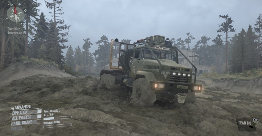 Mudrunner - Kraz-64372 Logger