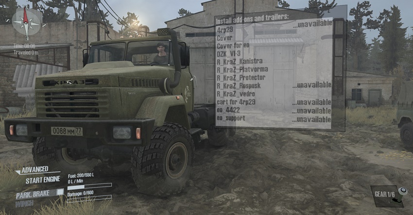 Mudrunner - Kraz-64372 Logger