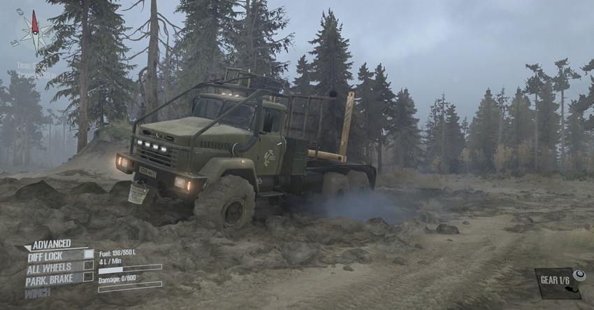 Mudrunner - Kraz-64372 Logger