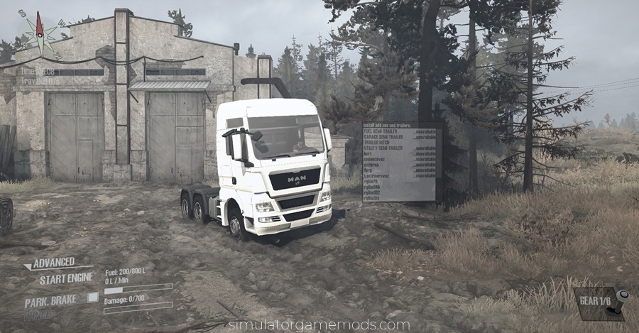 Mudrunner – Man TGX 6×2 Truck