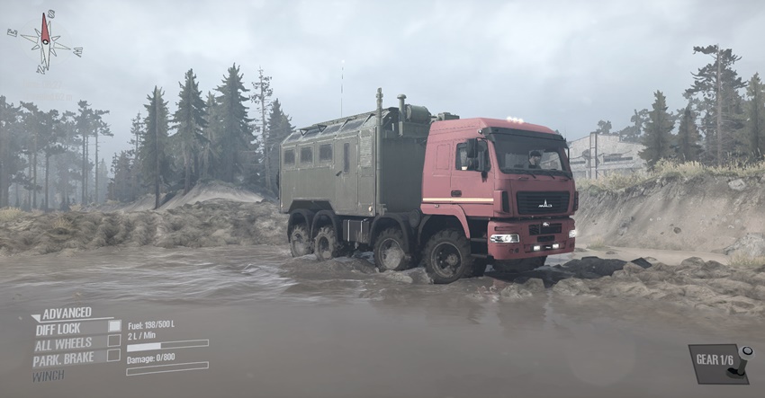 Mudrunner - MAZ-6516B9 8×8 Truck