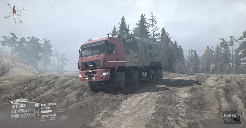 Mudrunner - MAZ-6516B9 8×8 Truck