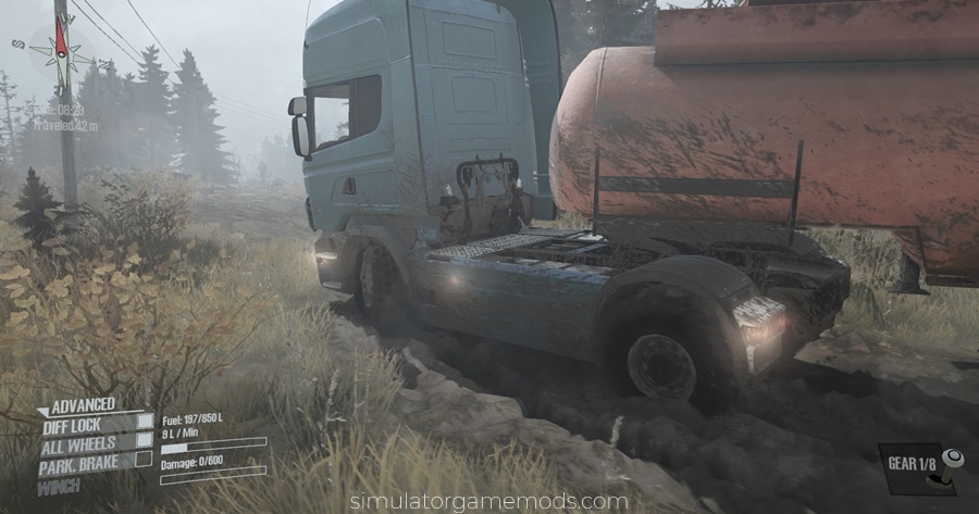 Mudrunner - Scania Rcab 2009 4×2