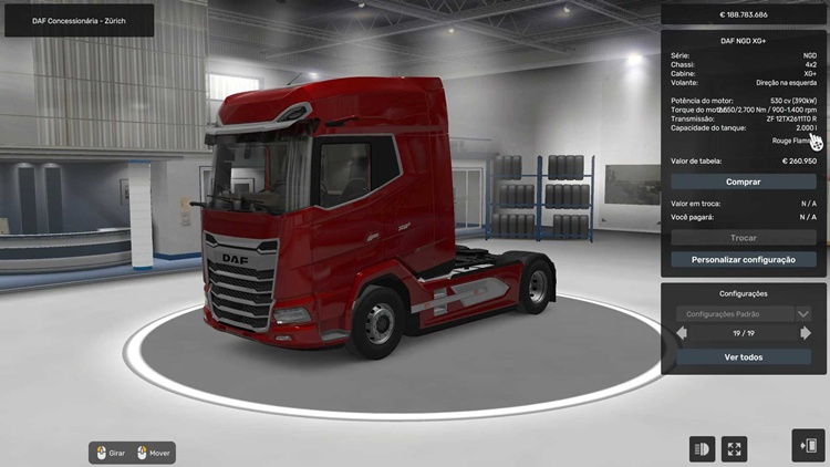 2000 Liters for All Trucks – ETS2 1.57.x